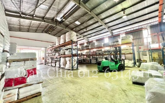 For Sale Kawasan Perindustrian Tampoi ,Single Storey Detached Factory Corner Lot 淡杯独立式角头工厂出售