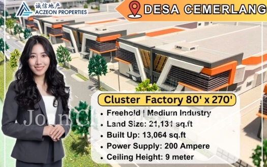Frontier Industrial Park @ Desa Cemerlang, Semi Detached Factory