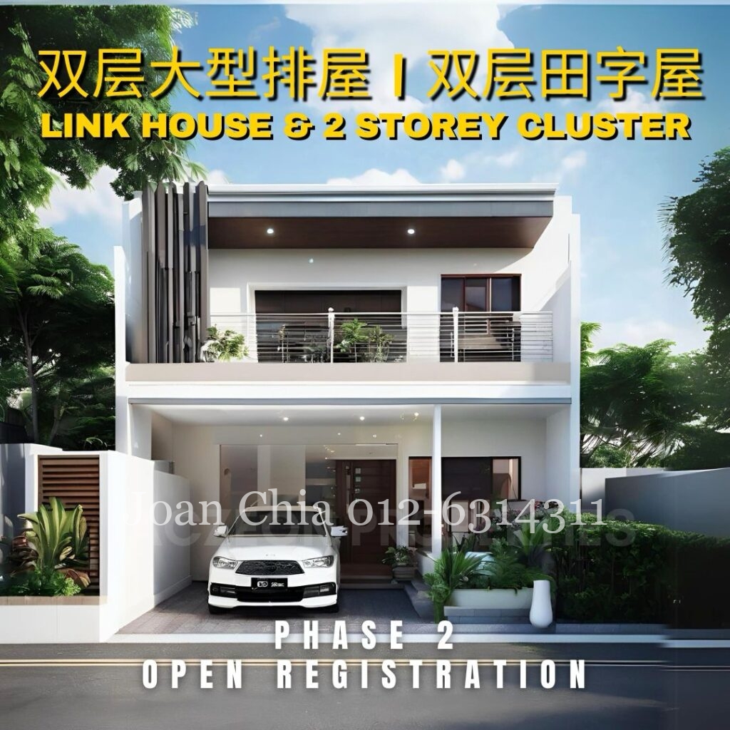 Gelang Patah New Landed Project, Phase 2 Launching Soon!Modern Design.
【Phase 2 , 6 Different Unit Types】
✅ 2 Storey Super Link House 双层排屋
24’ X 70’ | 4+1 Bedrooms 4 Bathrooms
✅ 2 Storey Cluster House 双层田字屋
34’ X 75’ | 4+1 Bedrooms 4 Bathrooms
✅ 2 Storey Semi D 双层半独立
39’ X 90’ | 5+1 Bedrooms 7 Bathrooms
✅ 2 Storey Semi D 双层半独立
39’ X 120’ | 5+1 Bedrooms 7 Bathrooms
✅ 3 Storey Semi D 三层半独立
39’ X 90’ | 6+1 Bedrooms 8 Bathrooms
✅ 3 Storey Semi D ( Sunken) 三层半独立
45’ X 90’ | 6+1 Bedrooms 8 Bathrooms